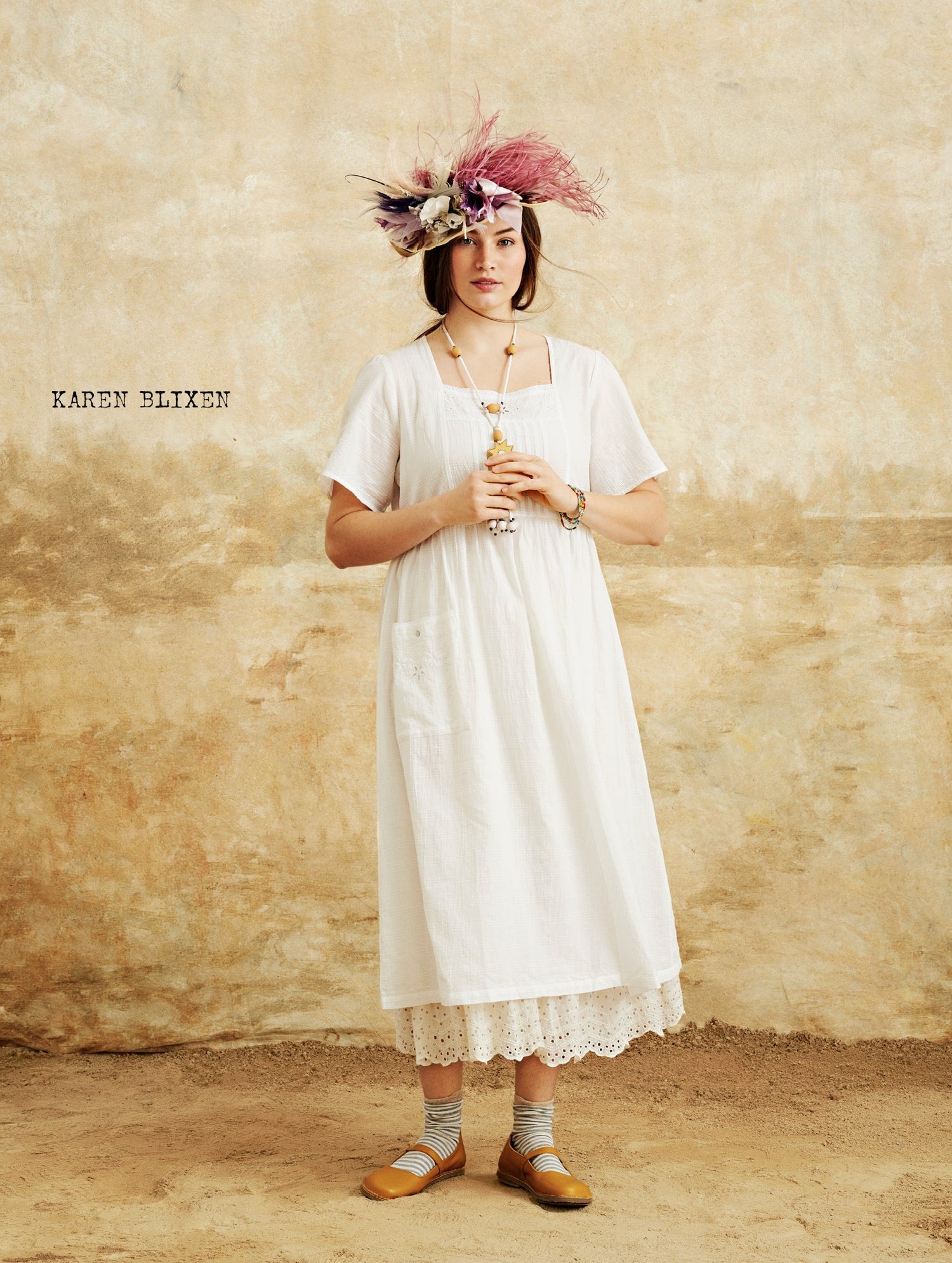 “Tania” woven organic cotton dress