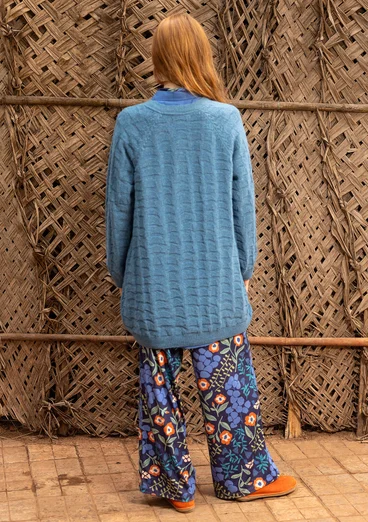 Pantalon "Harriet" en jersey de lyocell/élasthanne - bleu nuit