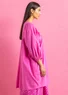 Robe tissée "Hilda" en coton biologique (rose sauvage M)