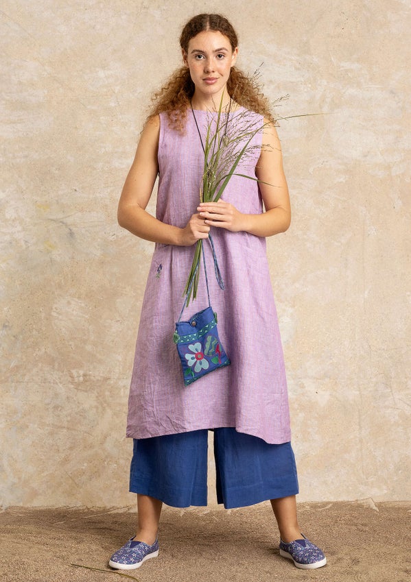 Ärmelloses Kleid powder purple/striped