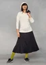 “Pytte” jersey skirt made of organic cotton/modal/elastane (black S)
