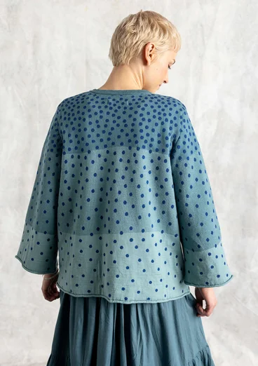 “Siv” recycled/organic cotton cardigan - verona green