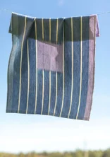 Küchentuch „Ira“ aus Bio-Baumwolle - brillantblau