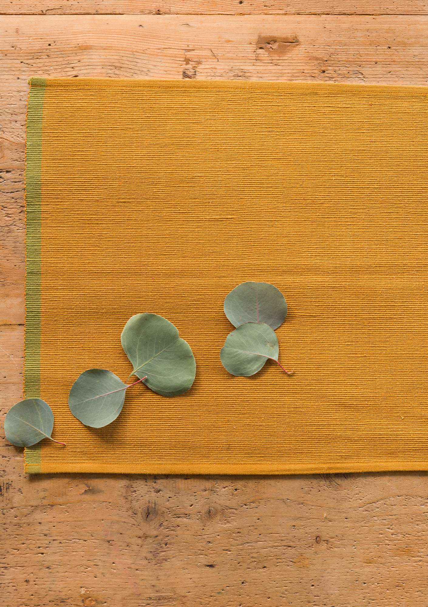 Tischset „Feliz“ aus Leinen/Baumwolle senf thumbnail