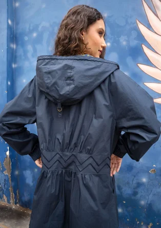Parka „Judit“ aus Bio-Baumwollgewebe - tinte