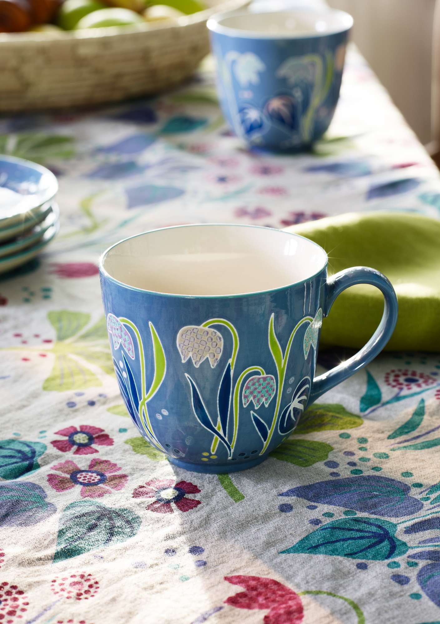 “Ängslilja” ceramic tea mug lavender thumbnail