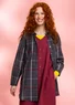 Chemise à motif en coton biologique tissé (gris cendré M)