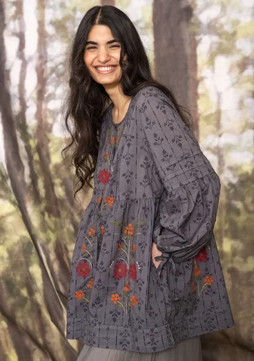 “Hjortron” woven organic cotton tunic -