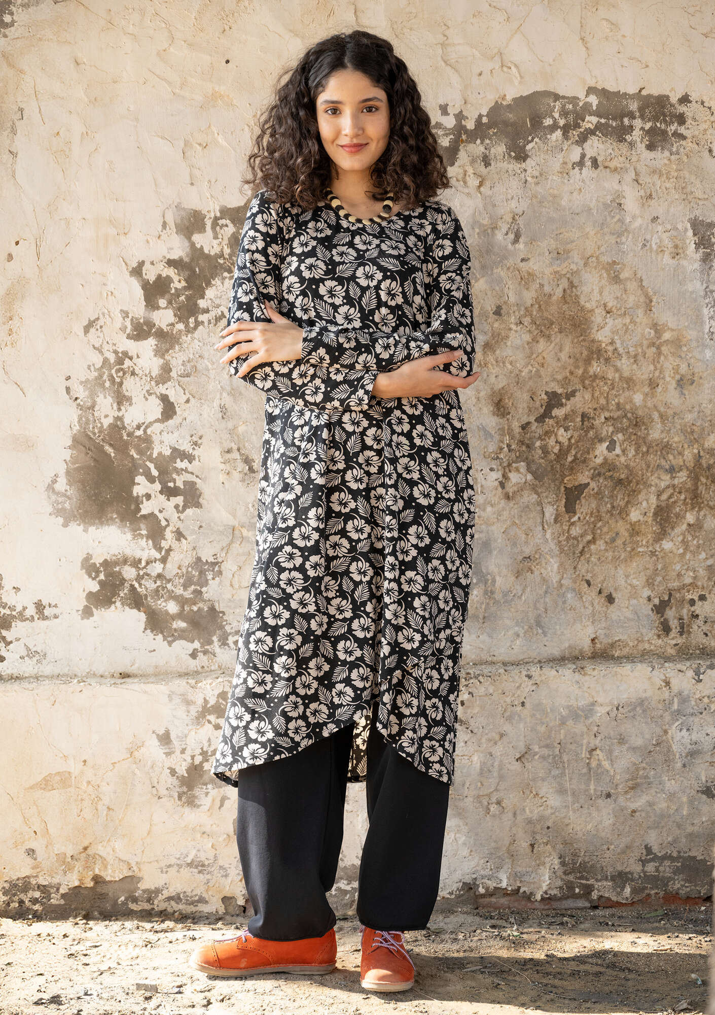 Hibiscus” jersey dress in lyocell/spandex gudrunsjoden.com