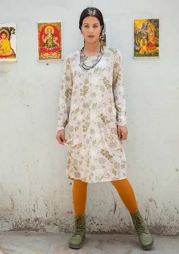 “Mongolia” lyocell/elastane jersey dress - natural