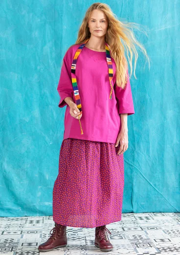 Top "Cozy" en coton biologique/élasthanne - cochenille