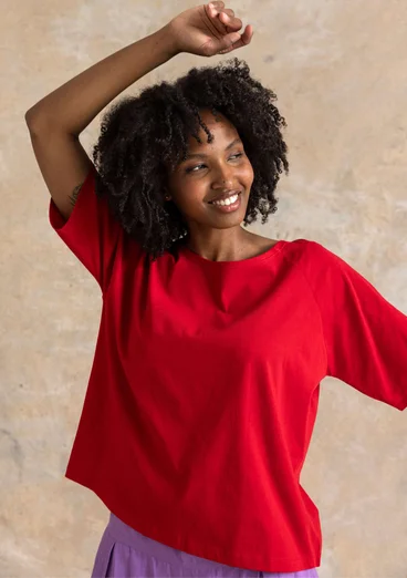 Jerseyshirt „Himla“ aus Bio-Baumwolle - amaryllis