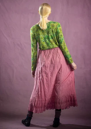 Gemustertes Shirt „Ada“ aus Lyocell/Elasthan - salbei