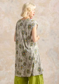 Tricot tuniek "Nypon" van biologisch katoen/modal - olifantgrijs