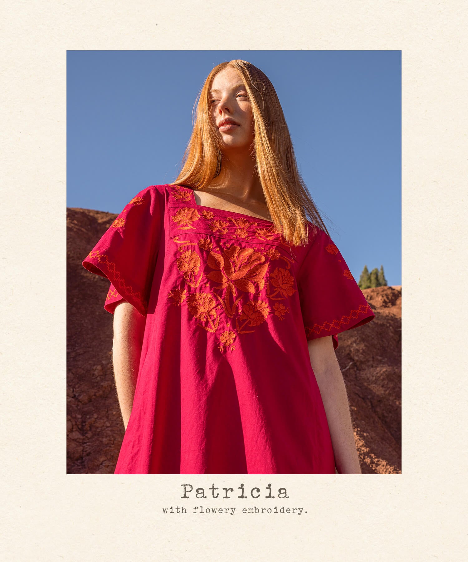 “Patricia” tunic in organic cotton