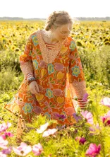 “Cikoria” woven tunic in organic cotton - masala