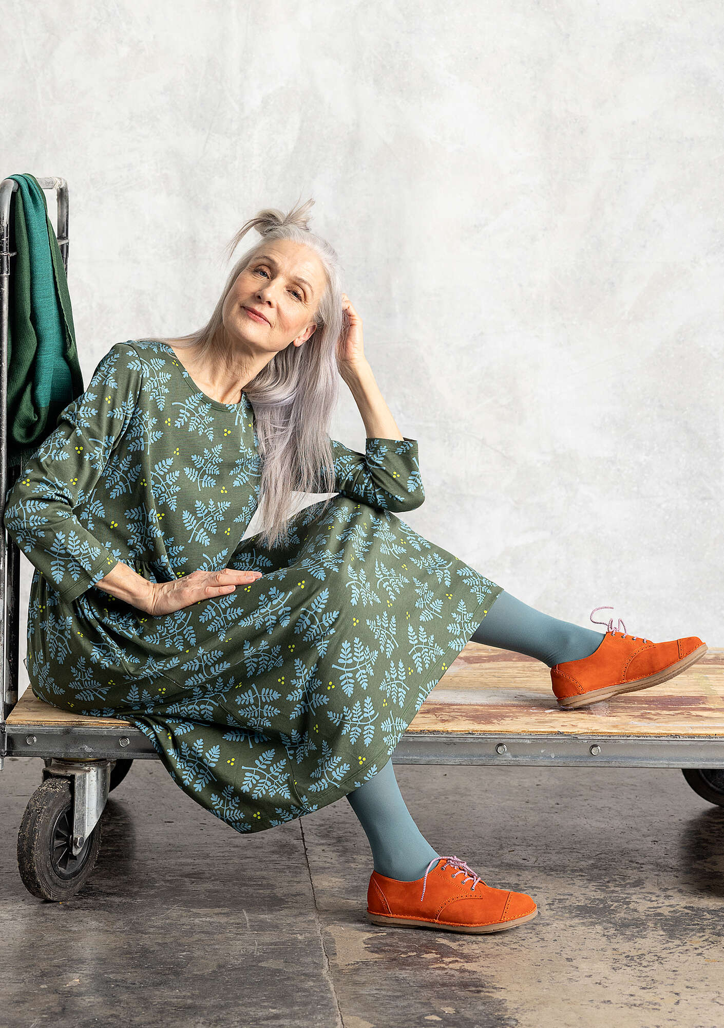 Judit” jersey dress in organic cotton/modal gudrunsjoden.com