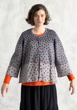 Vest "Siv" van gerecycled/biologisch katoen - zwart