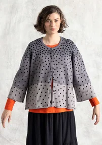 “Siv” recycled/organic cotton cardigan - black