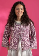 Cardigan “Brisa” in recycled cotton - heather