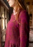 Robe "Isabella" en jersey de coton biologique/modal (aubergine L)