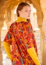 Robe "Hana" en jersey de coton biologique/modal (rouge perroquet L)