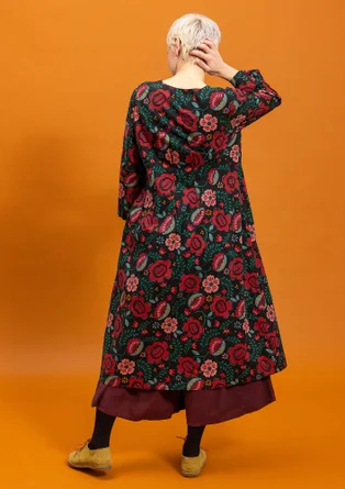 Woven dress "Cleo" in organic cotton - black