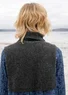 Turtleneck dickey in recycled wool (dark ash grey melange One Size)