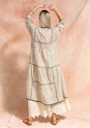 Klänning "Melodie" i ekologisk bomull - svart