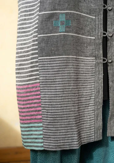 Kleid „Mandvi“ aus Leinen - grau