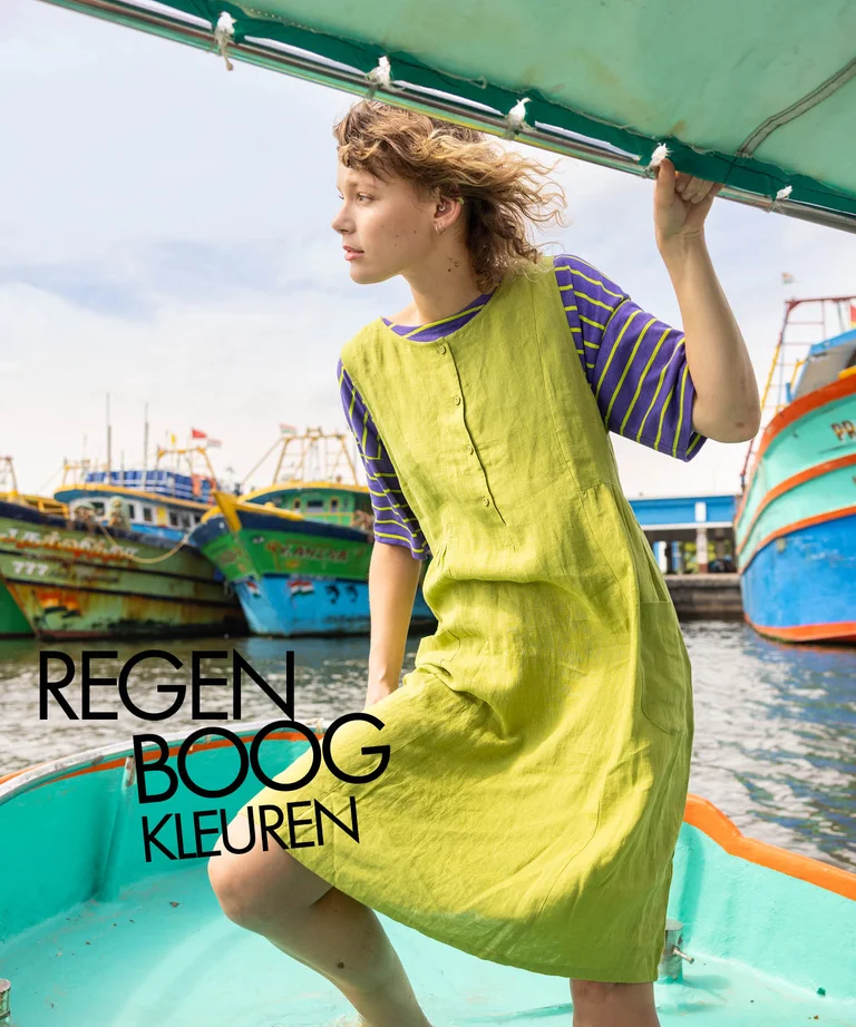 Woven sleeveless dress in linen