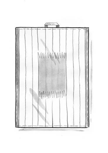 “Ira” organic cotton tea towel - cherry blossom