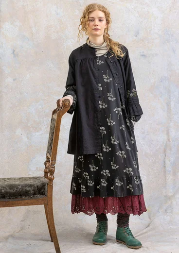 Jerseykleid „Rönnbär“ aus Bio-Baumwolle/Modal - schwarz