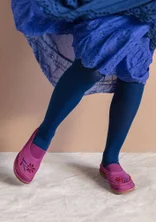 Chaussures à élastique "Isolde" en nubuck - hortensia foncé