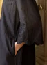 Webkleid „Anglaise“ aus Bio-Baumwolle (schwarz L)