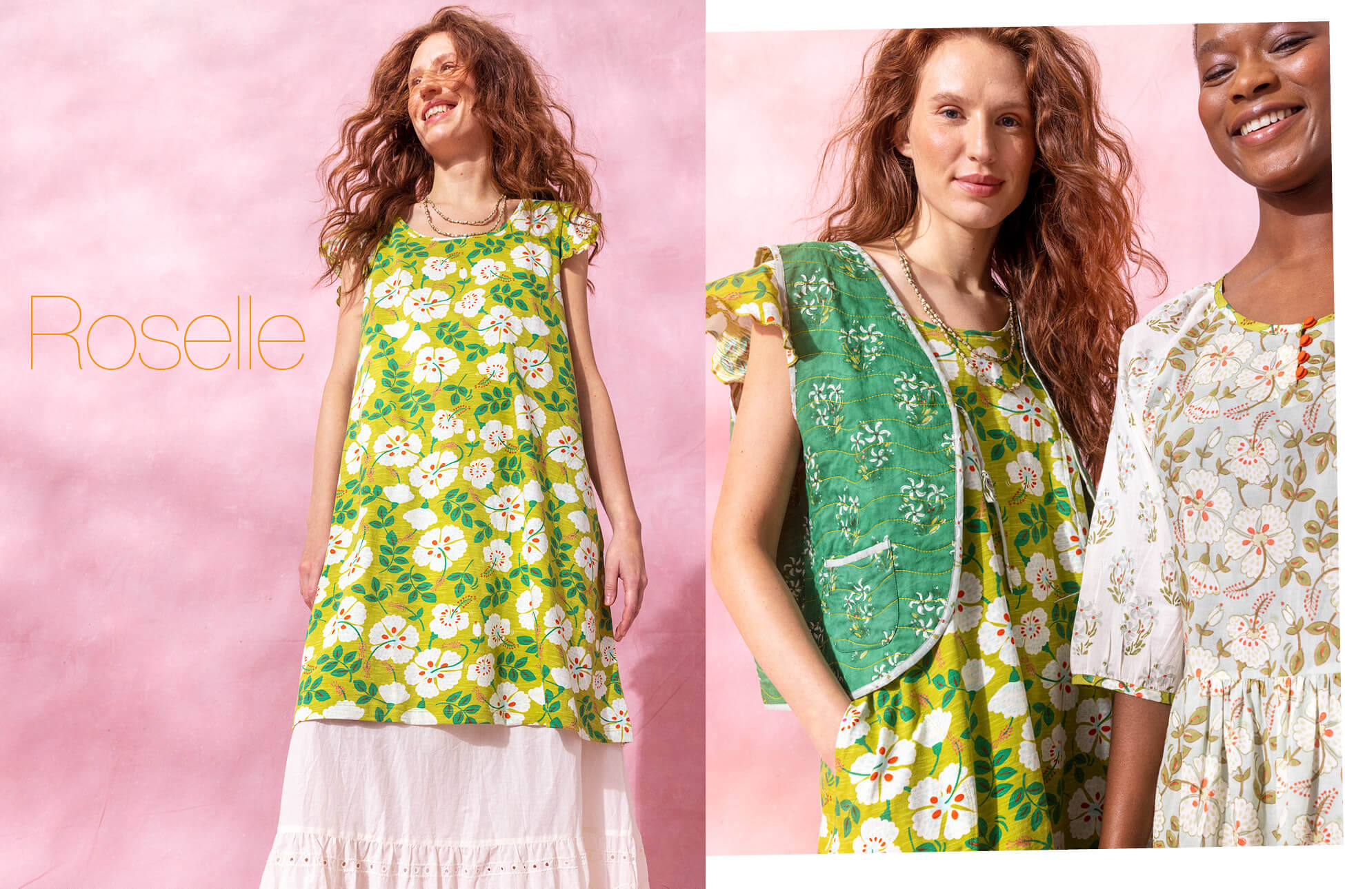 “Roselle” organic cotton jersey dress