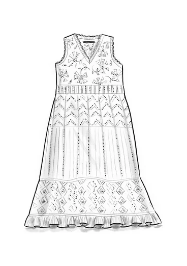 Strickkleid „Raya“ aus Bio-Baumwolle - dunkelhibiskus