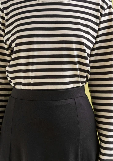 “Billie” organic cotton/modal jersey skirt - black
