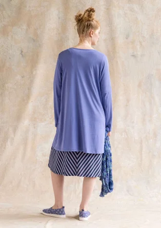 “Billie” jersey tunic in organic cotton/modal - sky blue