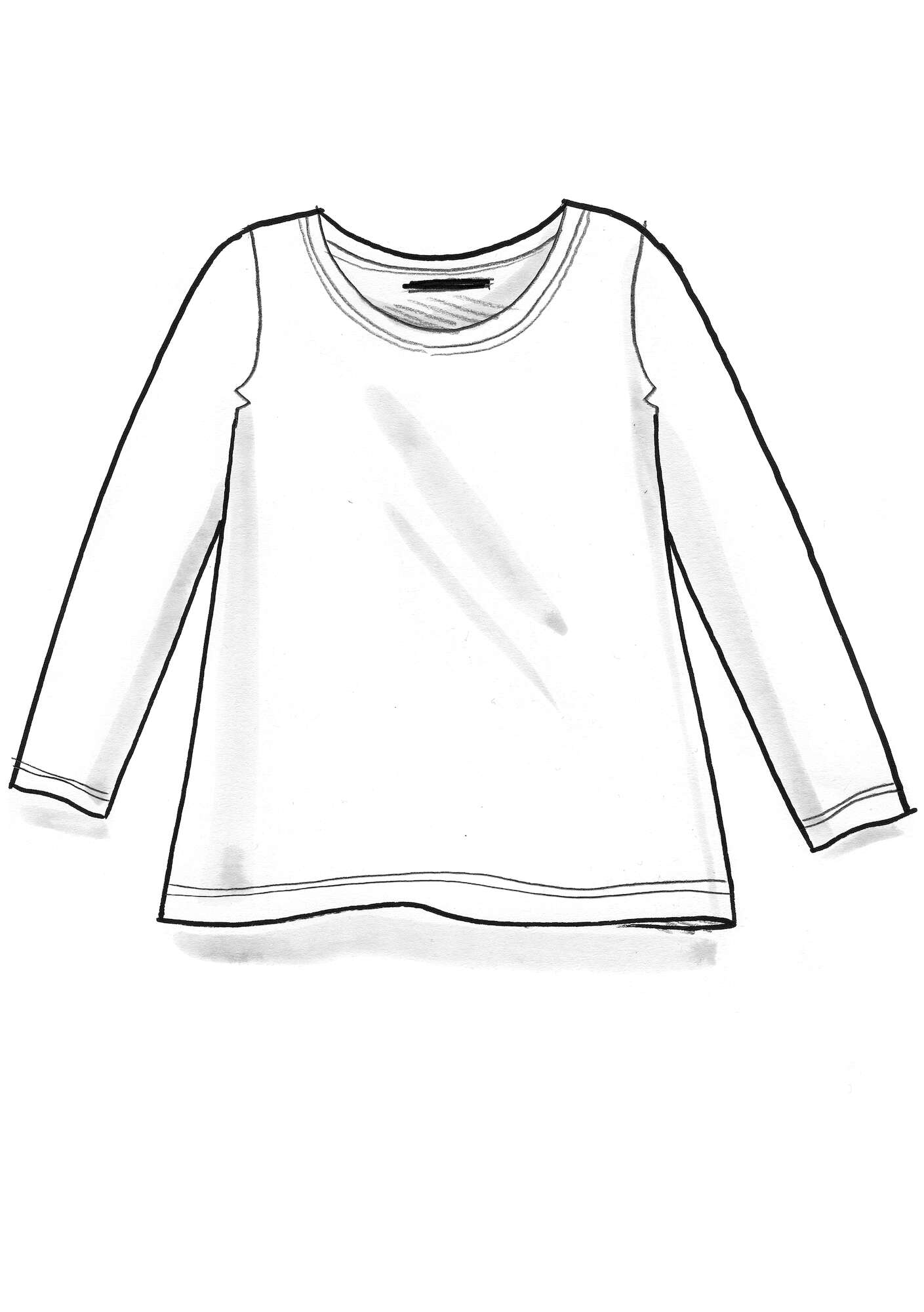 Top in lyocell/spandex