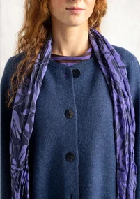 “Kelly” organic cotton scarf - amethyst