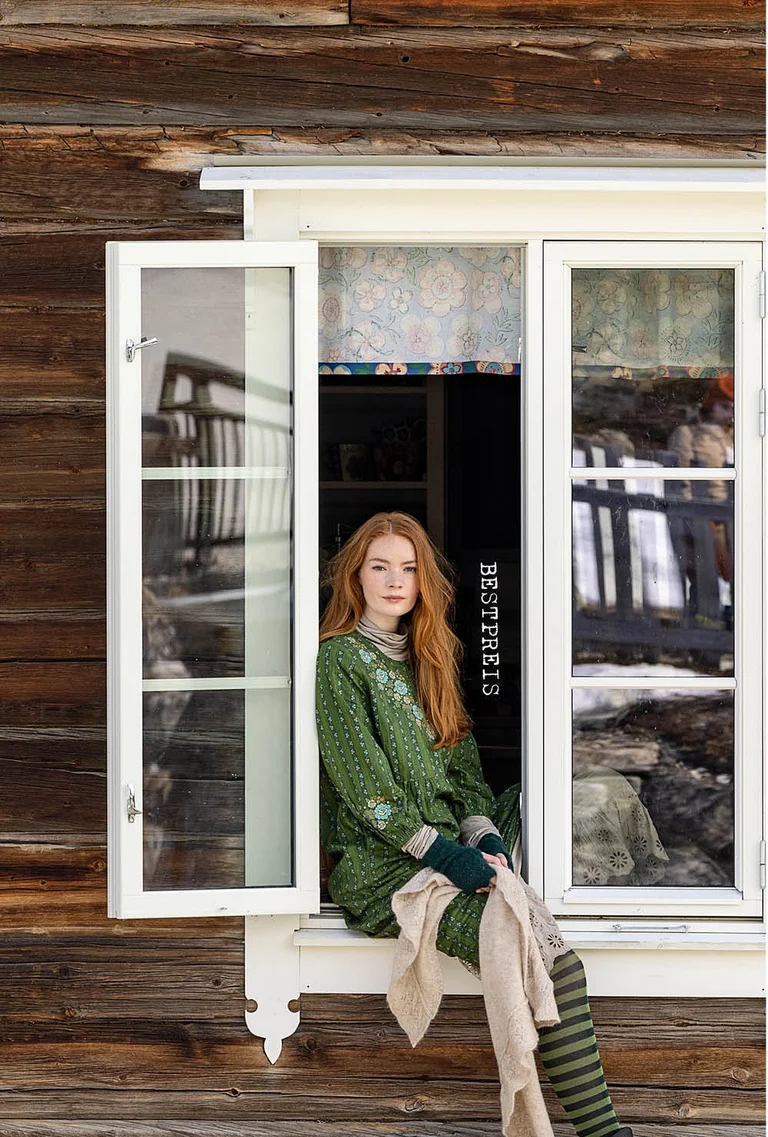 Webkleid „Glimra“ aus Bio-Baumwolle