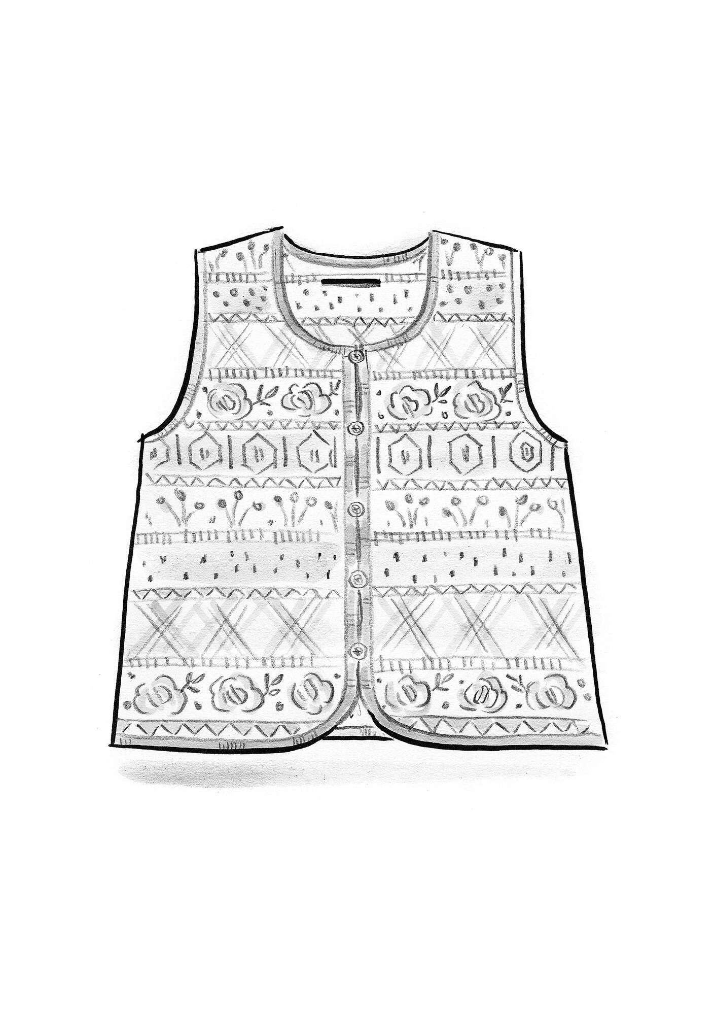 【KOOLOSET】Lace Collar Knit Vest Deco_vest_medium.jpg