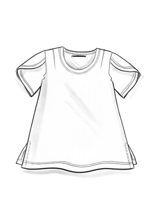 Top en coton biologique/modal - vert lagon