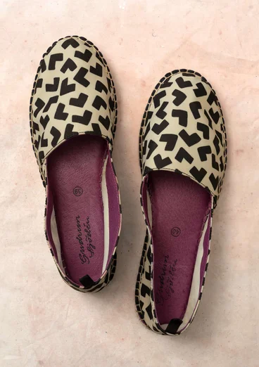 Espadriller "Hake" i bomuld - natur