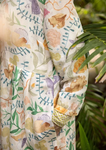 Robe "Mockingbird" en tissu de lin/modal - fleur de sureau