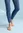 Striped leggings in recycled nylon - indigo-light indigo