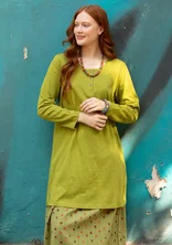 “Alora” organic cotton jersey tunic - avocado