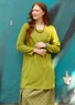 “Alora” organic cotton jersey tunic (avocado M)
