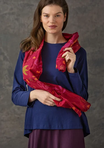 Sjal "Greene" i bomull/siden  - 